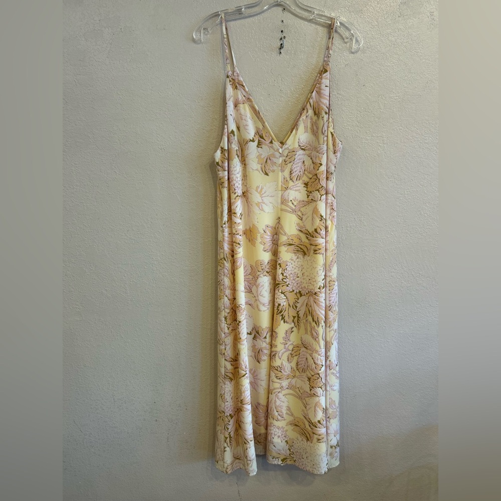 NWT Stine Goya Floral Gianna Dress Peach Pink SILK Size XL - Picture 6 of 9